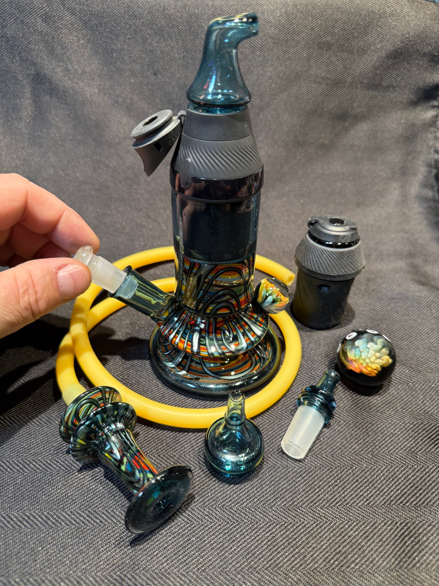 Core/Proxy Transformer Dry Hookah Blue Stardust Rainbow