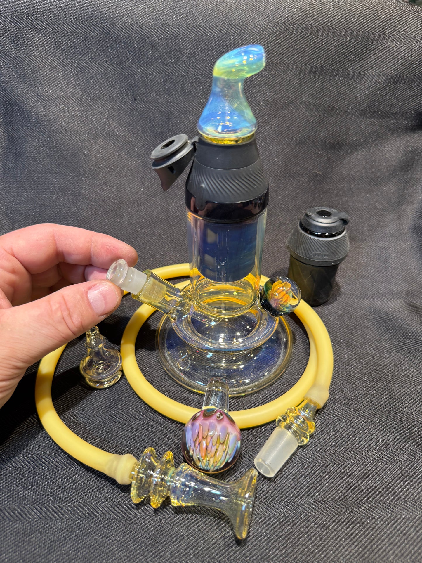 Core/Proxy Transformer Dry Hookah Silver Fume