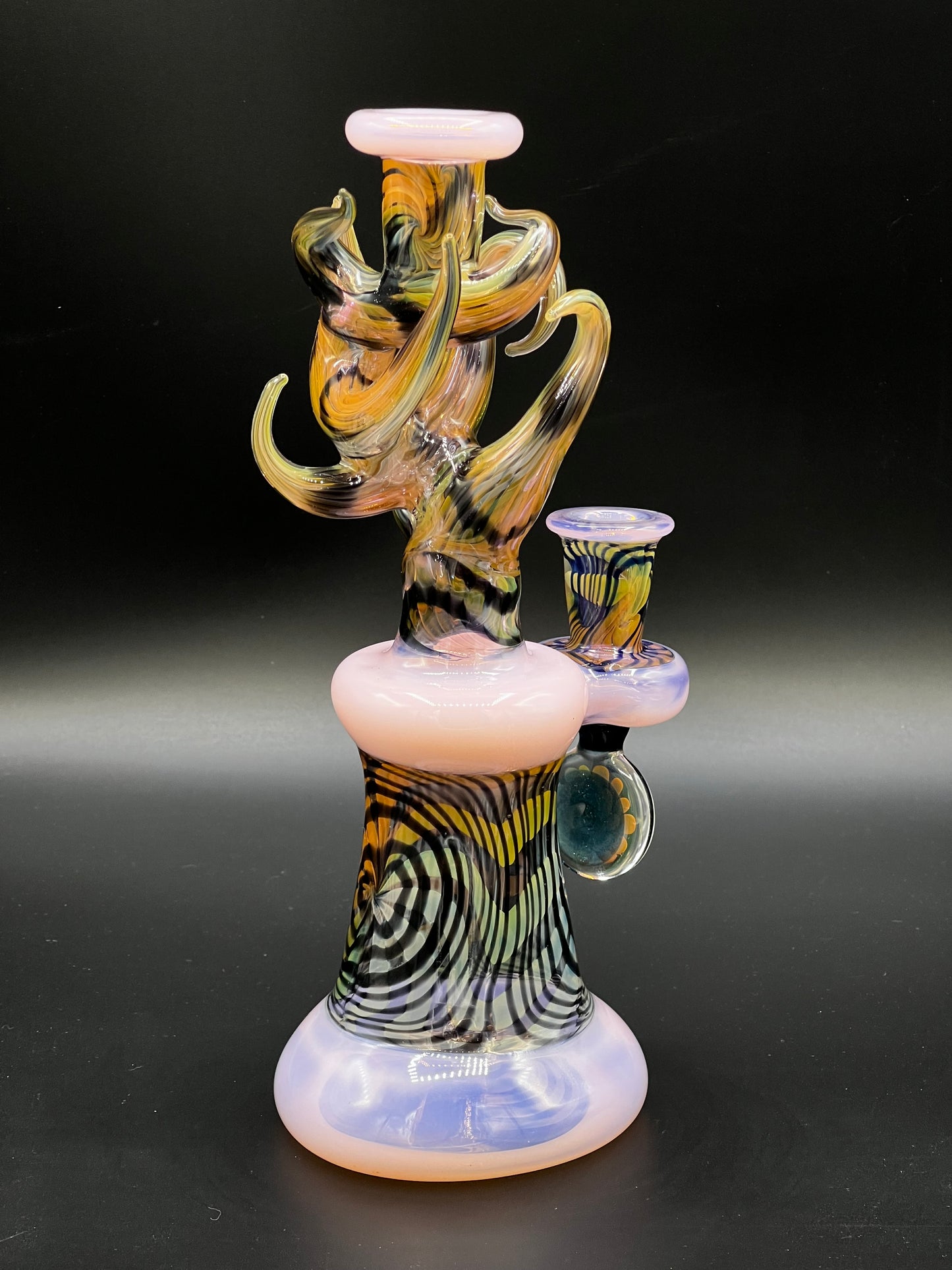 Absract Rig 10mm Cotton Candy