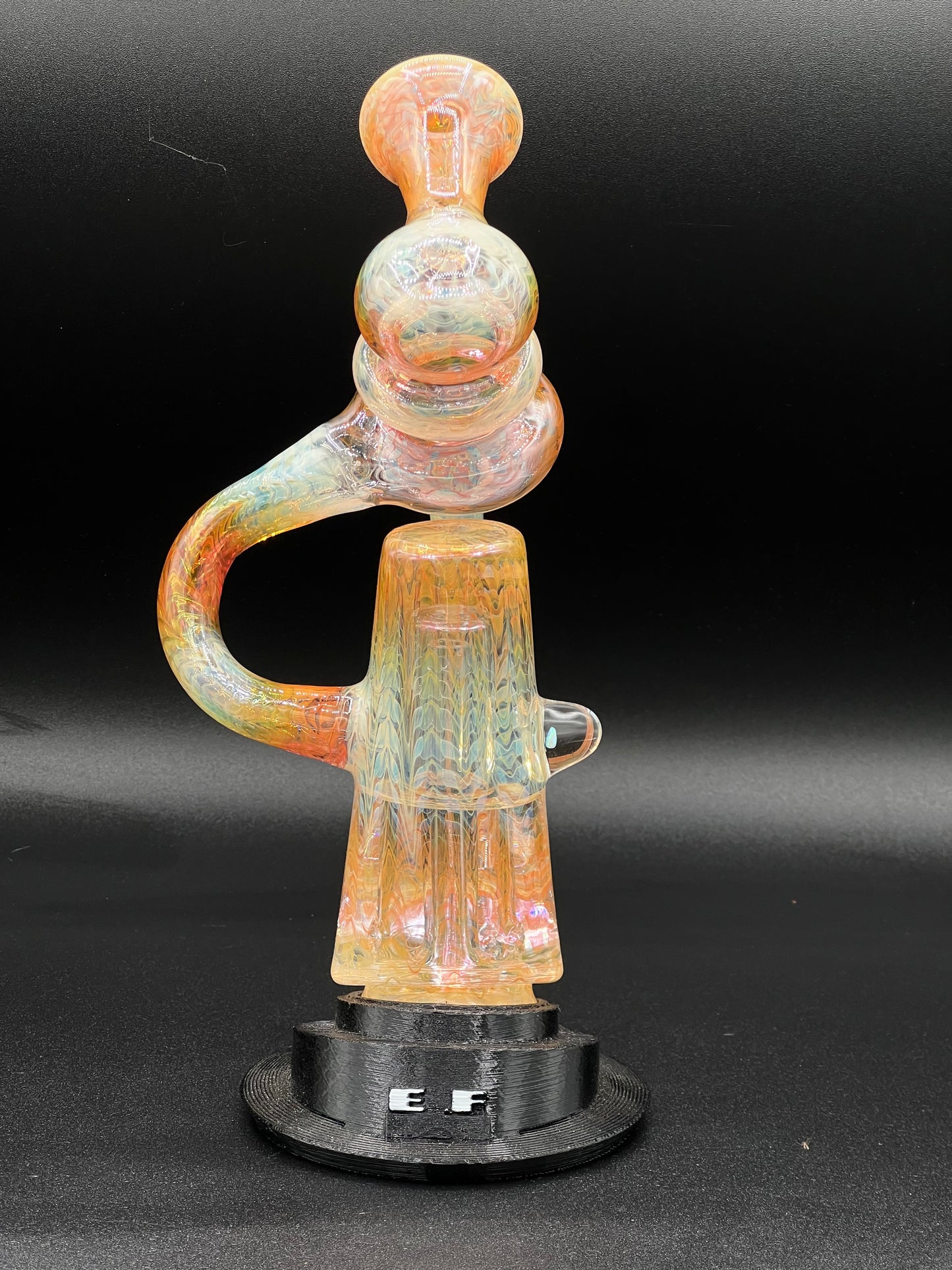 Excelsior Recycler Puffco Attachment 24kt Fume