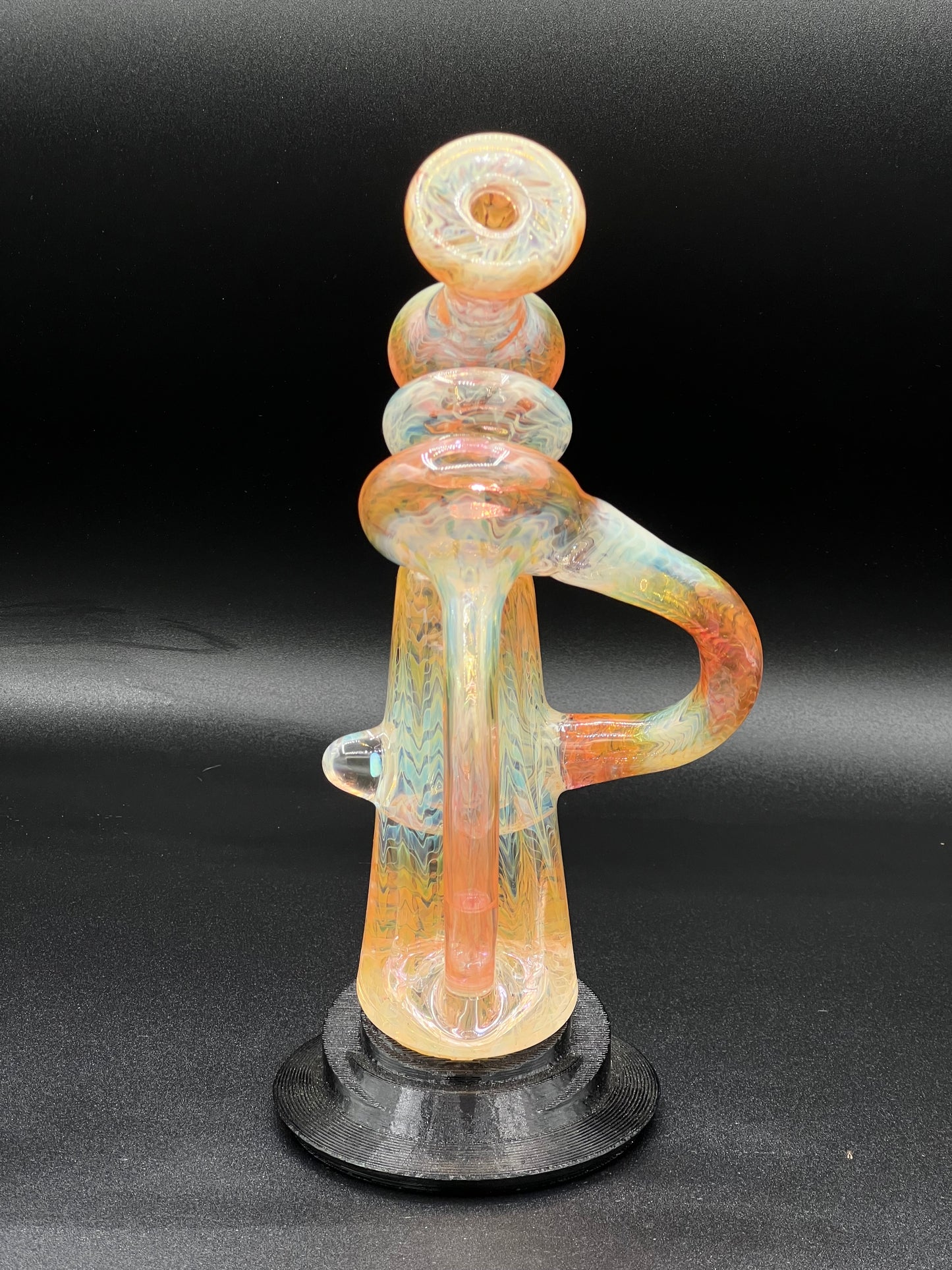Excelsior Recycler Puffco Attachment 24kt Fume