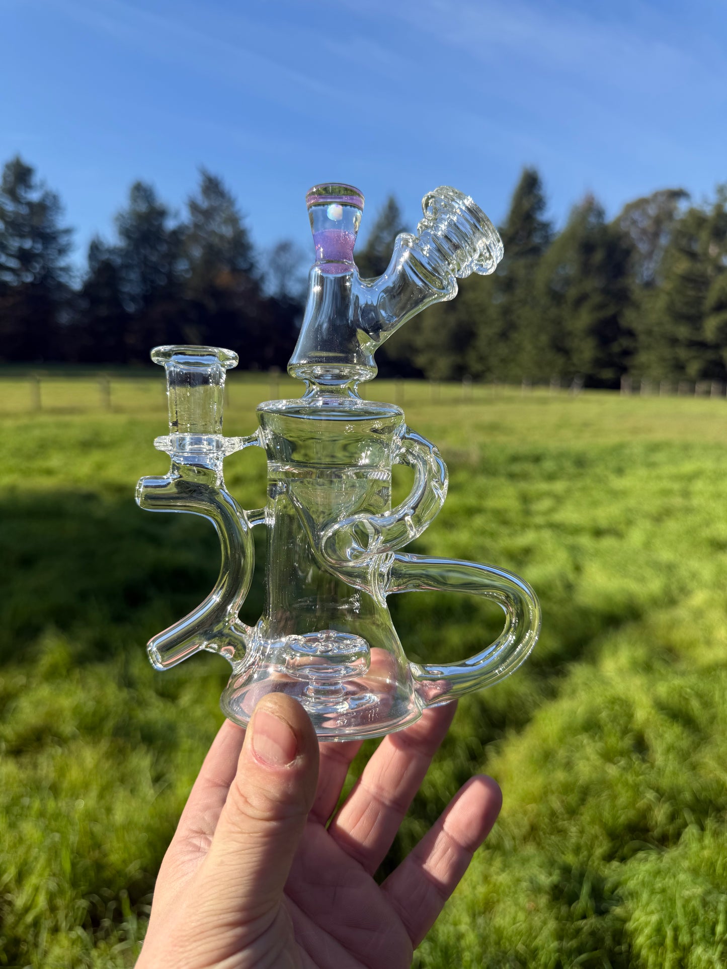 Internal Kline Recycler 14mm w\Opal