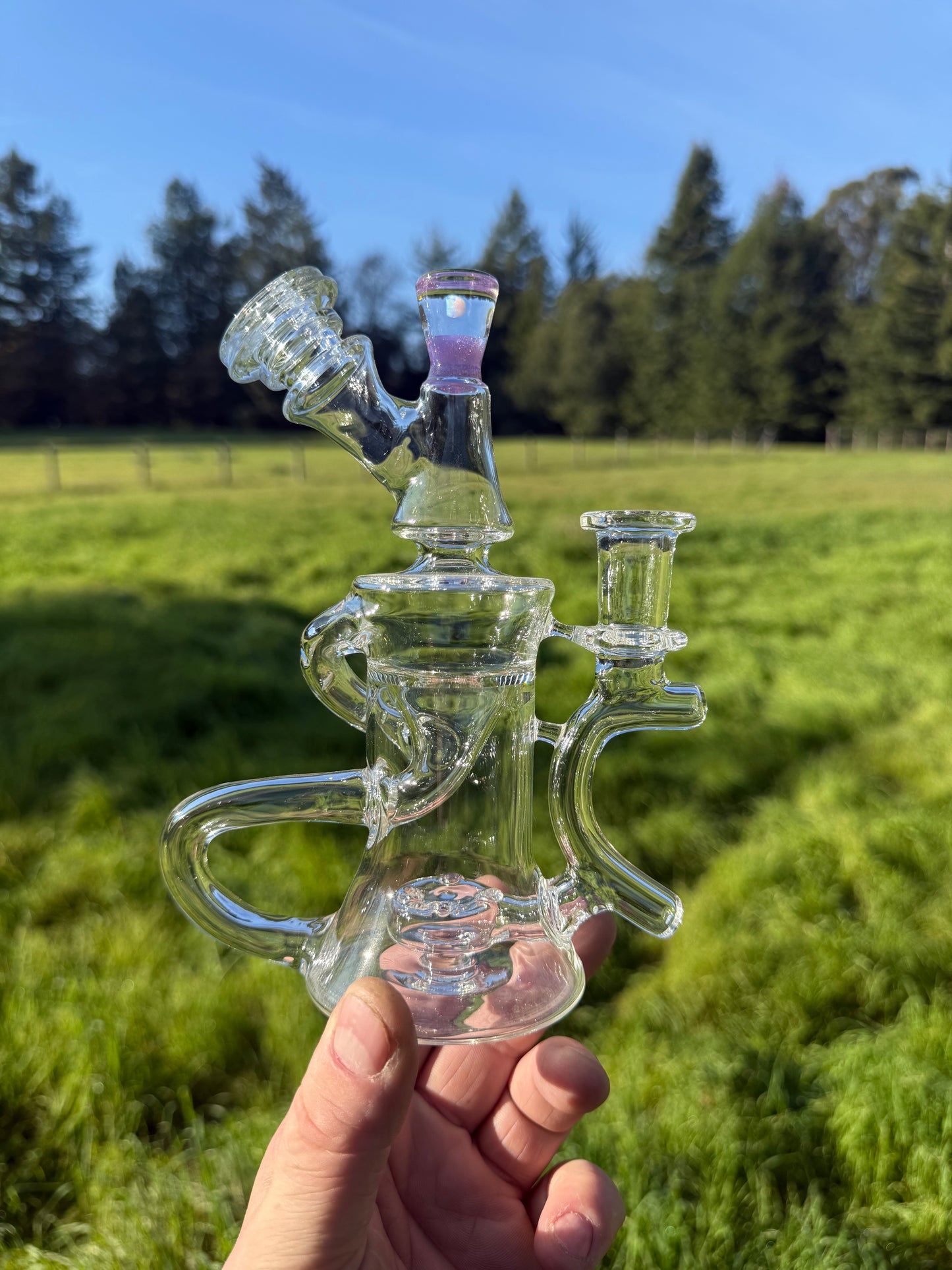 Internal Kline Recycler 14mm w\Opal