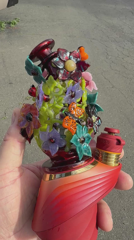 Floral Garden Puffco Dry Colab with Shelly Sunshine